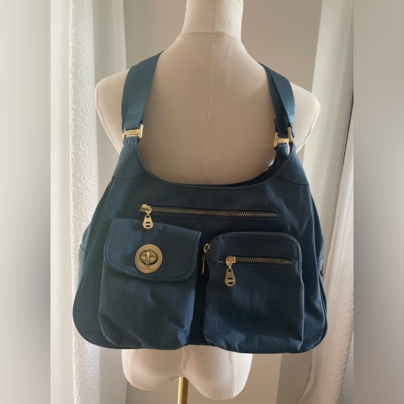 Baggallini San Marino Purse Bag Satchel - Blue - Picture 2 of 10